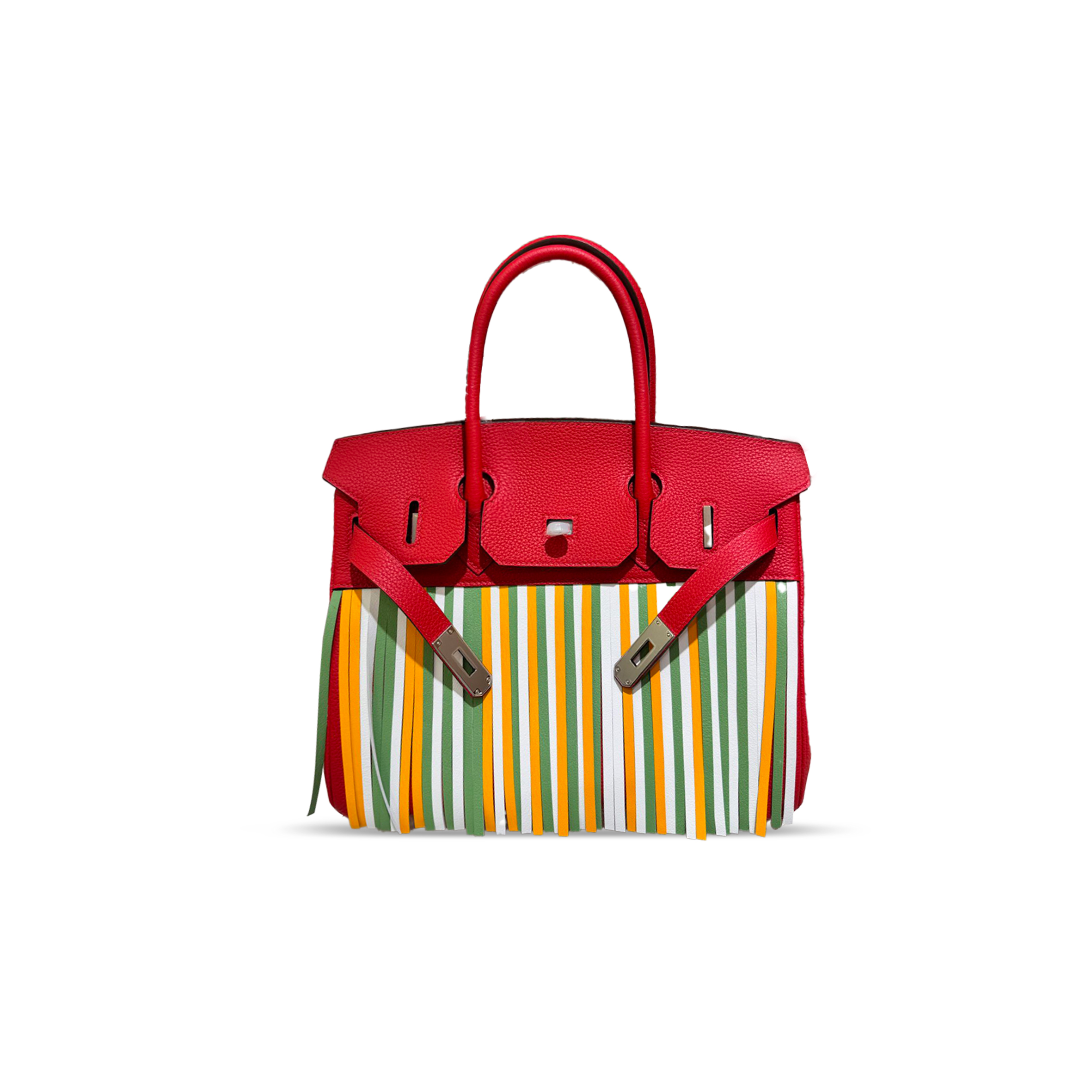 HERMES MASTER BIRKIN 30 TOGO HSS SOLEIL MULTI COLOUR FRINGE 588744 (30*21*15cm)